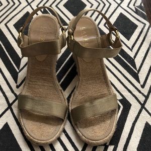 Ralph Lauren Strapped Wedges with ankle strap